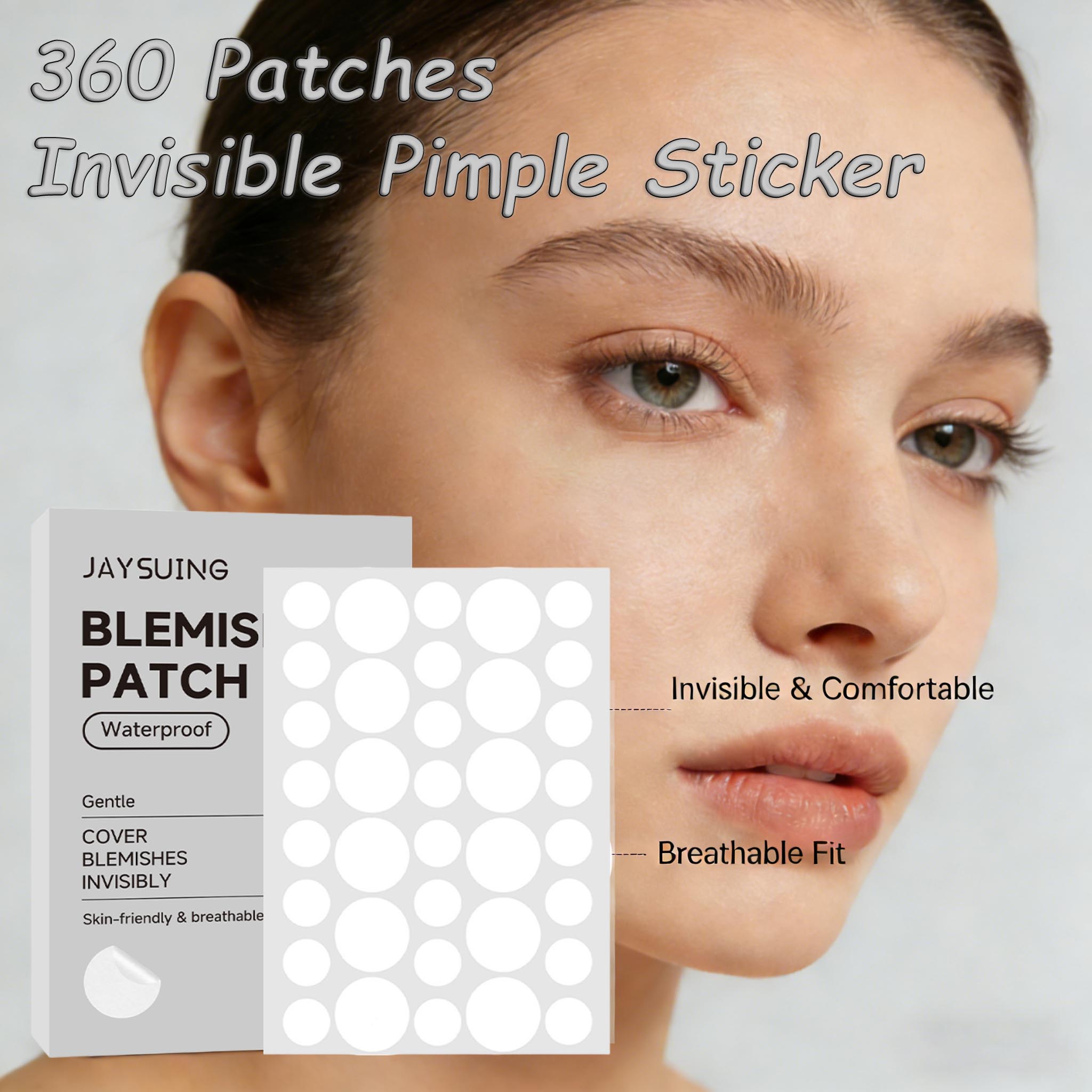 Skincare China - Stiker Jerawat Asam Salisilat Hidrokoloid Tahan