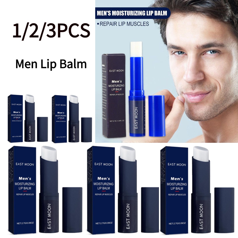 Lip Balm - 1/2/3 Buah Balsem Bibir Pria Pelembab