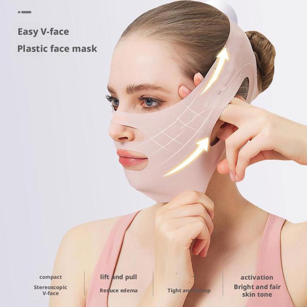 Face Mask Skincare - Perban Pelangsing Wajah V Masker Tidur