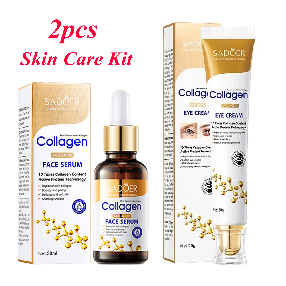 Night Cream - SADOER Set Perawatan Kulit Kolagen Serum