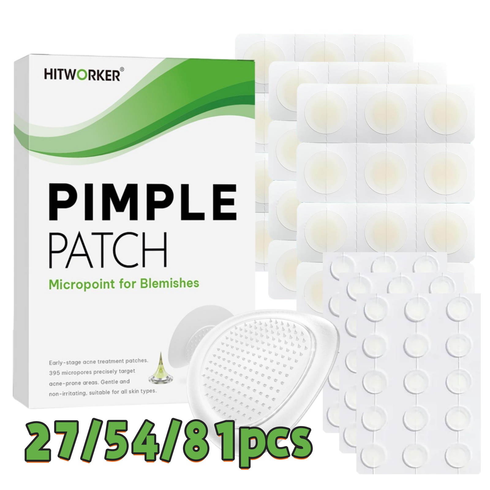 Face Moisturizer - 27/54/81-Piece HITWORKER Acne Patches - Diisi
