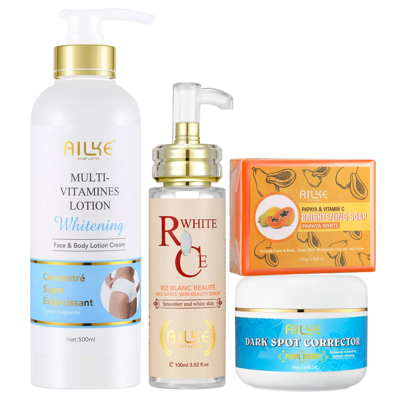 Vitamin C Serum - AILKE Losion pemutih badan Multi Vitamin