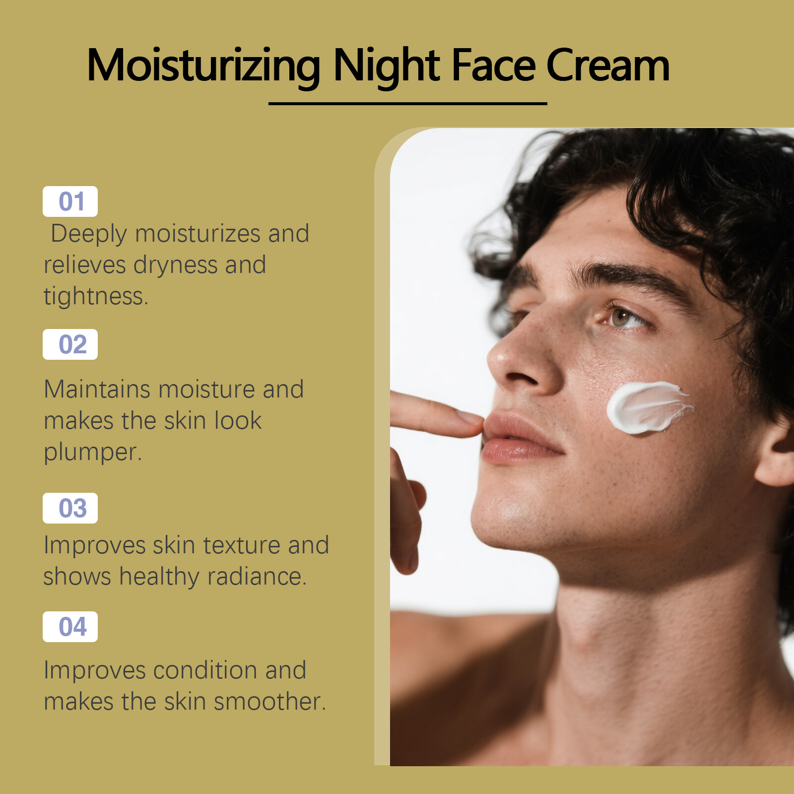 Krim Wajah Pria Untuk Tampil A - Night Cream ulasan dan harga