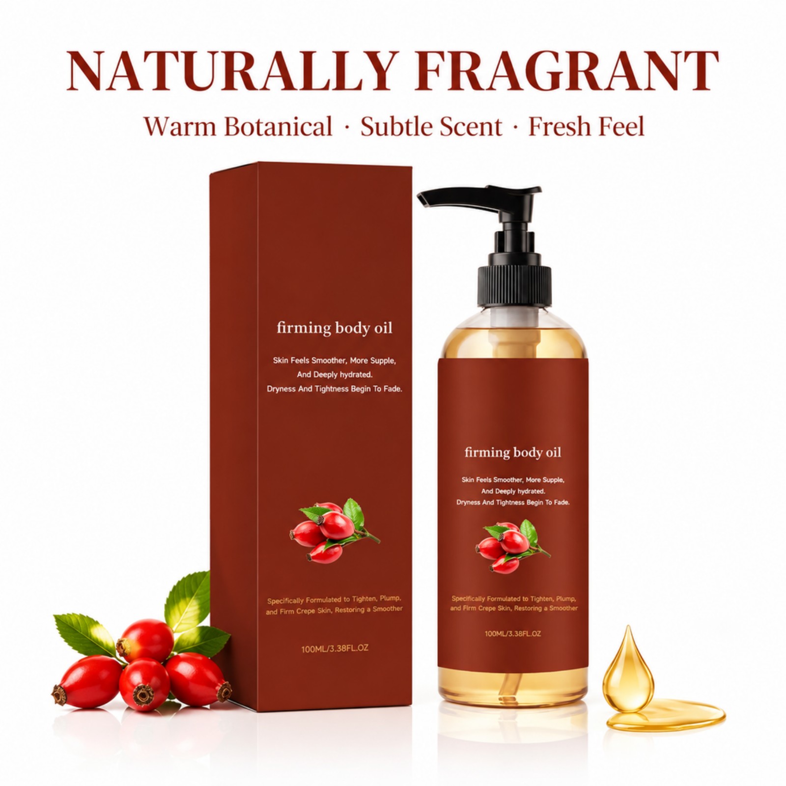 Minyak Tubuh Pengencang Rosehi - Face Oil Rosehip ulasan dan harga