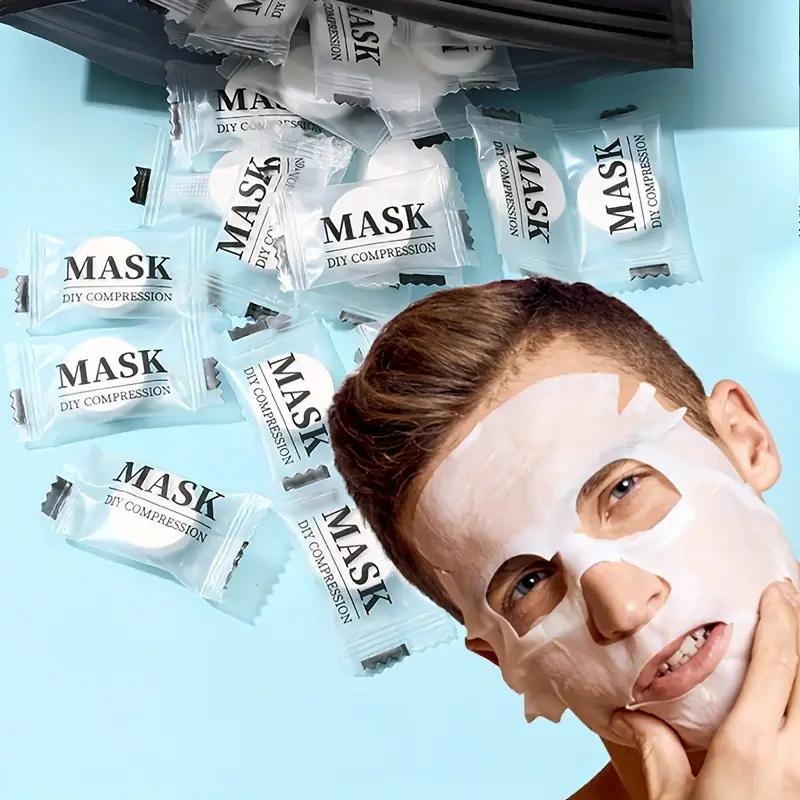 **100PCS Masker Wajah Terkompr - Face Mask Skincare ulasan dan harga