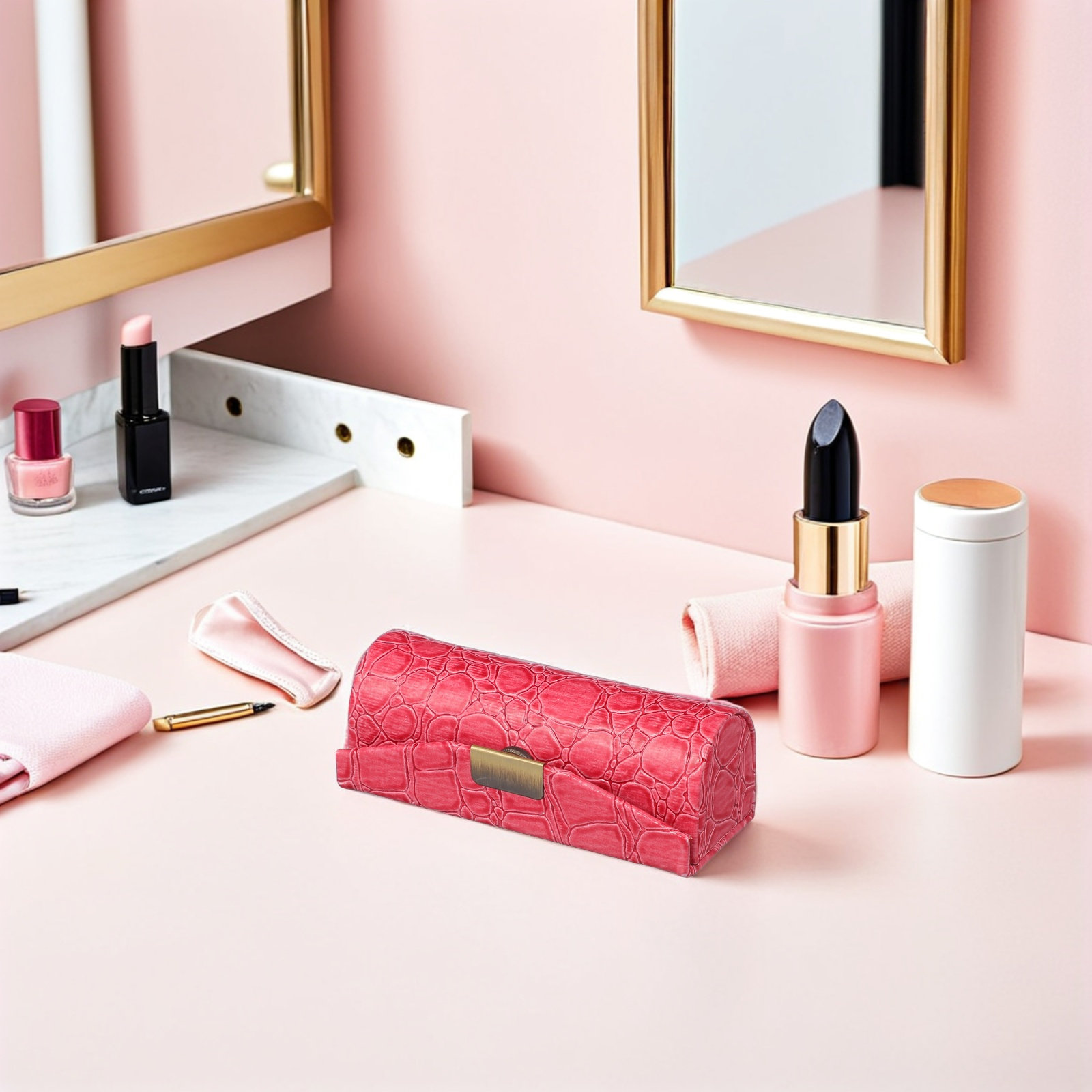 Kotak Lipstik Bahan PU, Tempat - Lip Balm ulasan dan harga