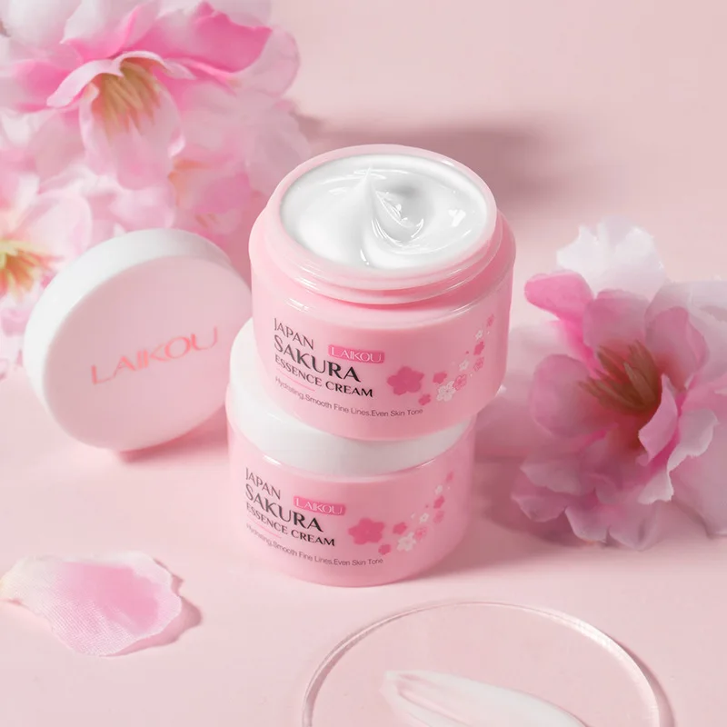 LAIKOU Krim Esens Sakura Jepan - Vitamin C Serum ulasan dan harga