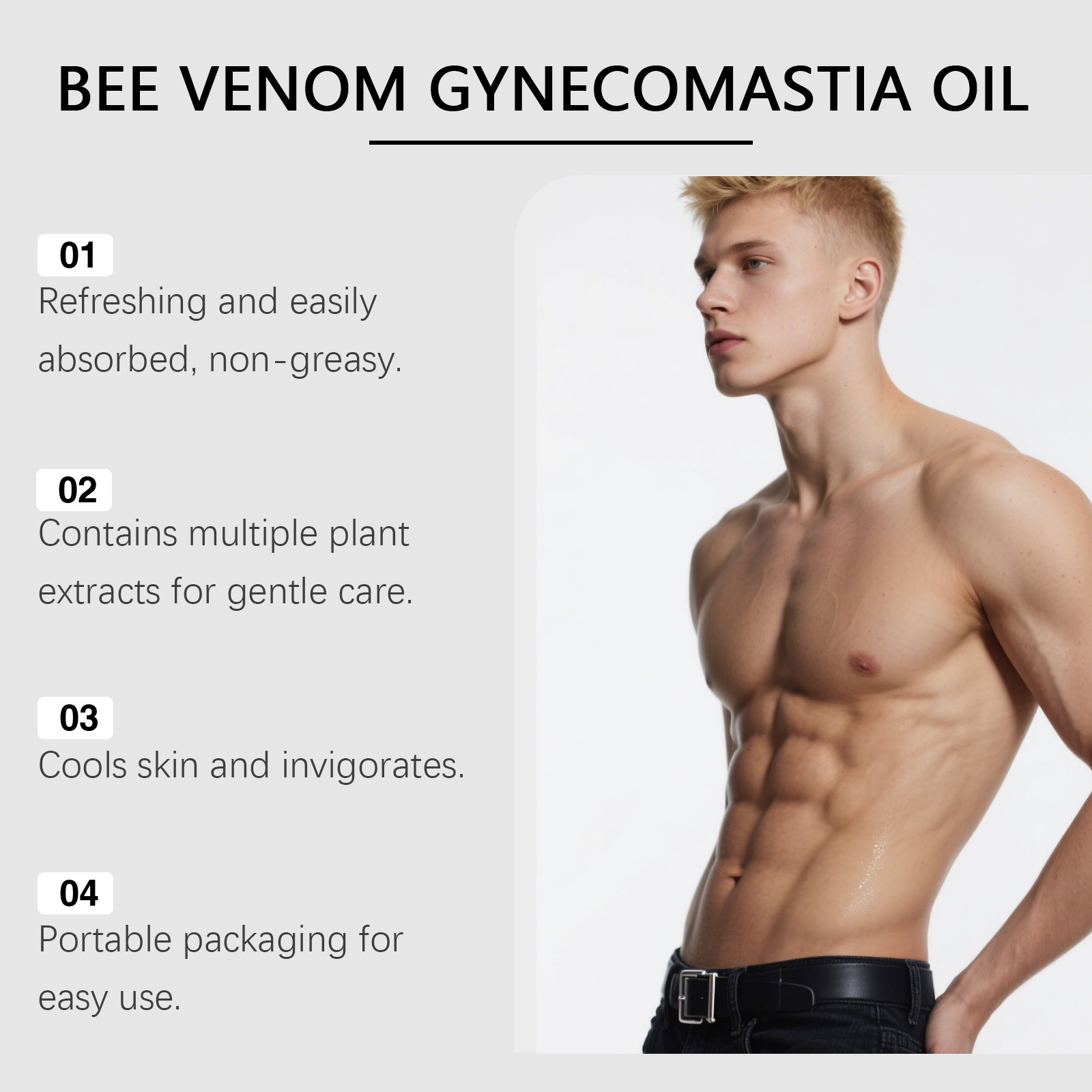 Minyak Gynecomastia Racun Leba - Skincare China ulasan dan harga