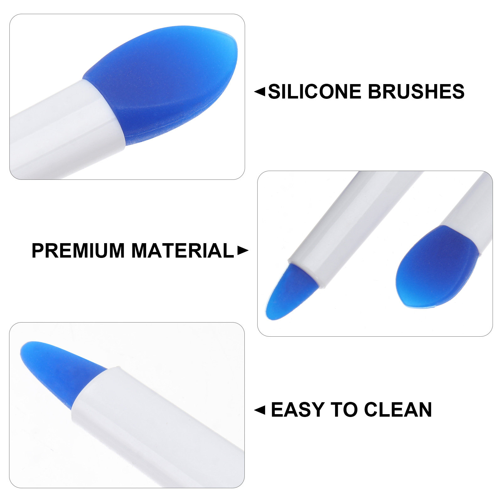 1 Set Kuas Bibir Silikon, Alat - Lip Balm ulasan dan harga