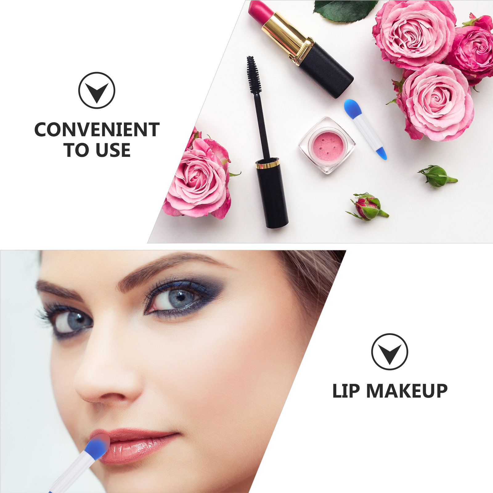 1 Set Kuas Bibir Silikon, Alat - Lip Balm ulasan dan harga