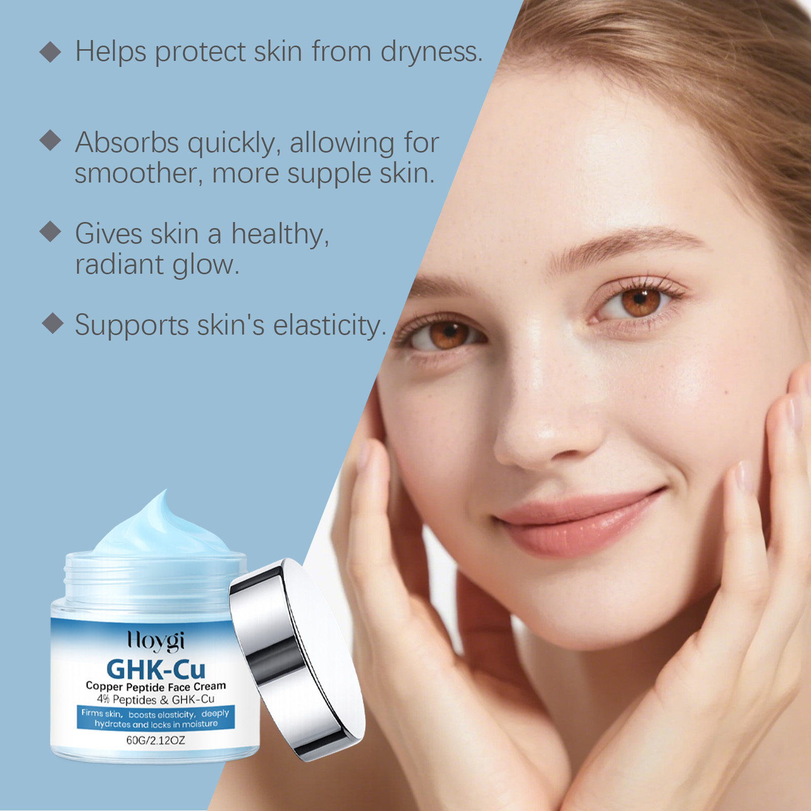 Krim Wajah Anti Penuaan GHK-Cu - Skincare Glowing ulasan dan harga