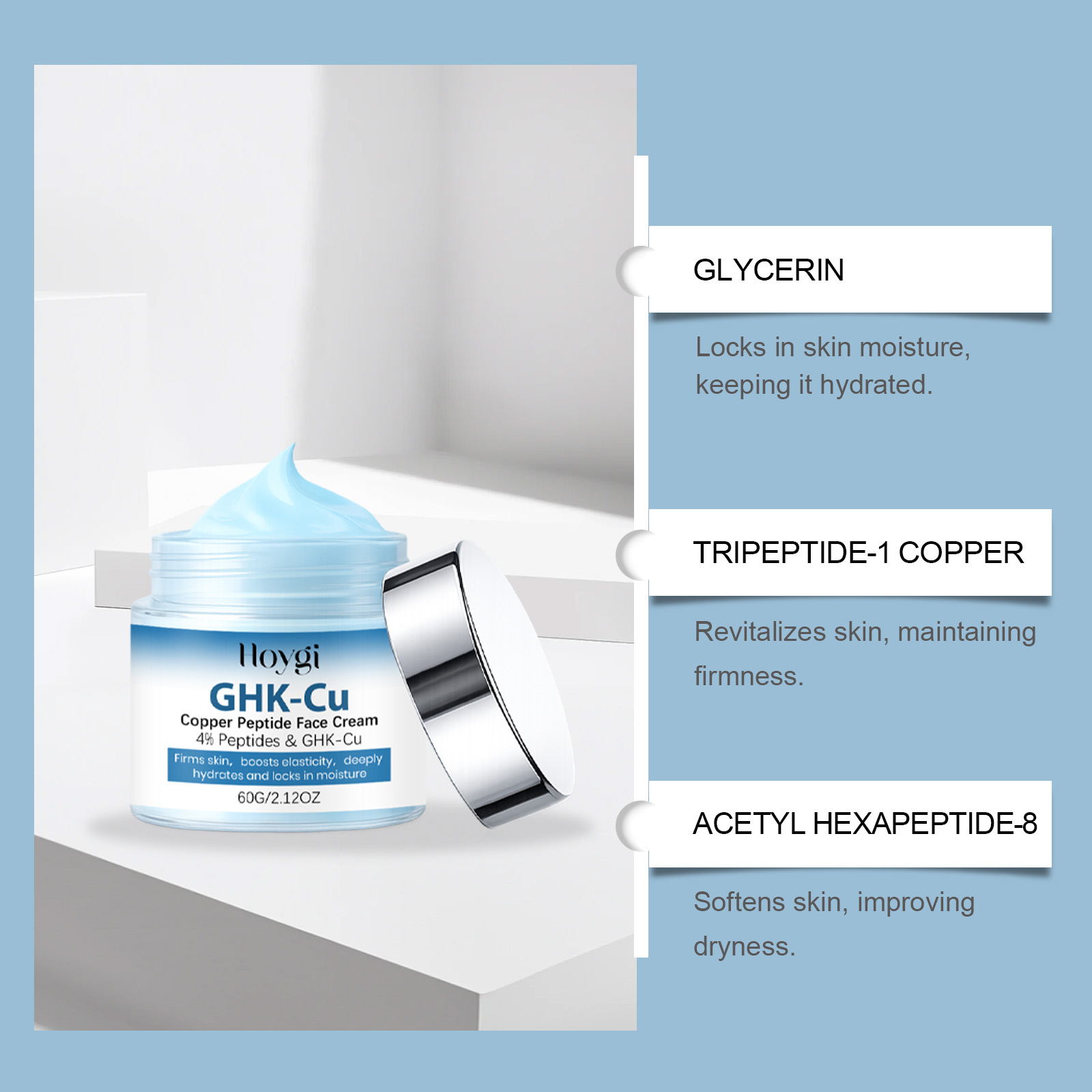 Krim Wajah Anti Penuaan GHK-Cu - Skincare Glowing ulasan dan harga