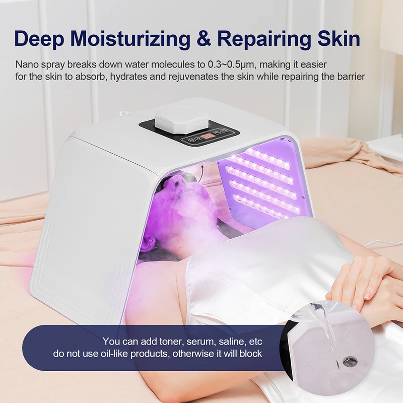 Masker Kecantikan Foton LED 7  - Face Mask Skincare ulasan dan harga