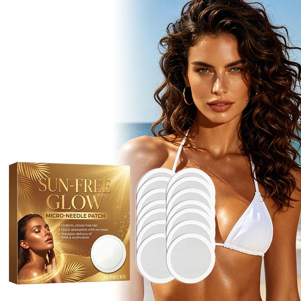 14Pcs Sun-Free Glow Microneedl - Skincare Glowing ulasan dan harga