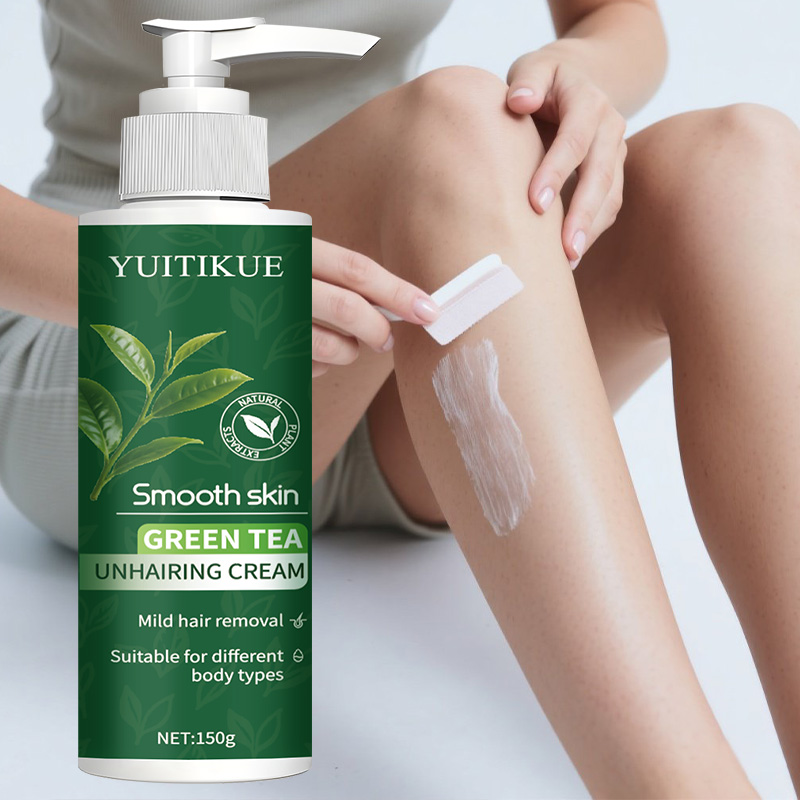 Krim Penghilang Bulu Teh Hijau - Body Lotion ulasan dan harga