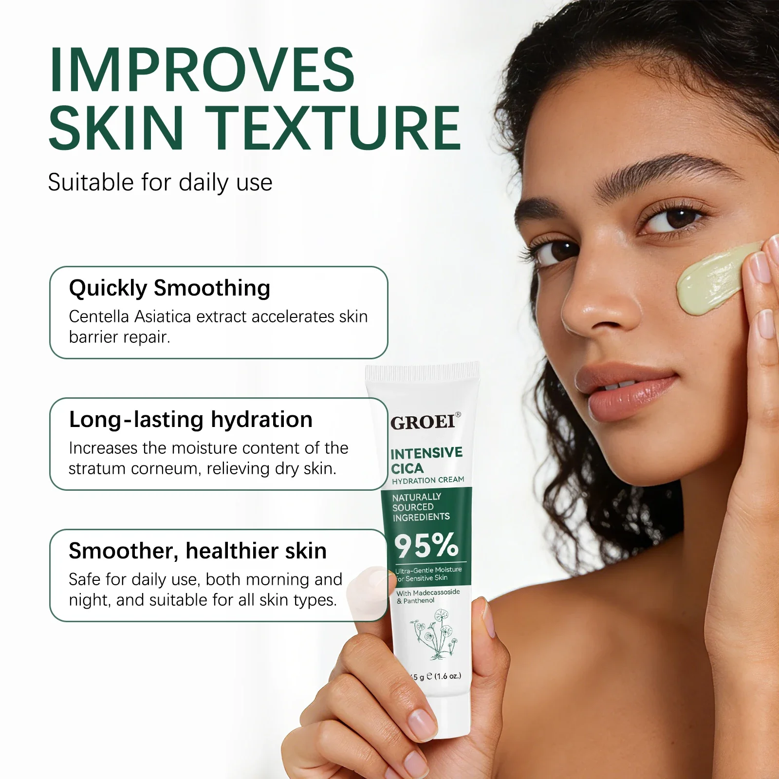 GROEI Krim Pelembap Rumput Sal - Skincare Glowing ulasan dan harga
