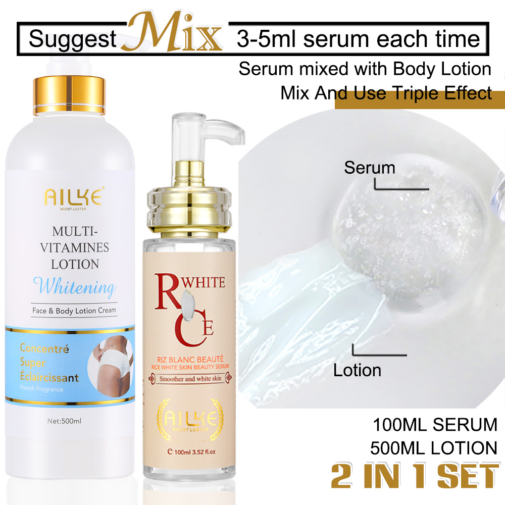 AILKE Losion pemutih badan Mul - Vitamin C Serum ulasan dan harga