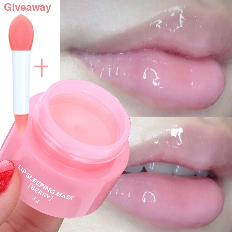 3g masker bibir Korea masker t - Night Cream ulasan dan harga