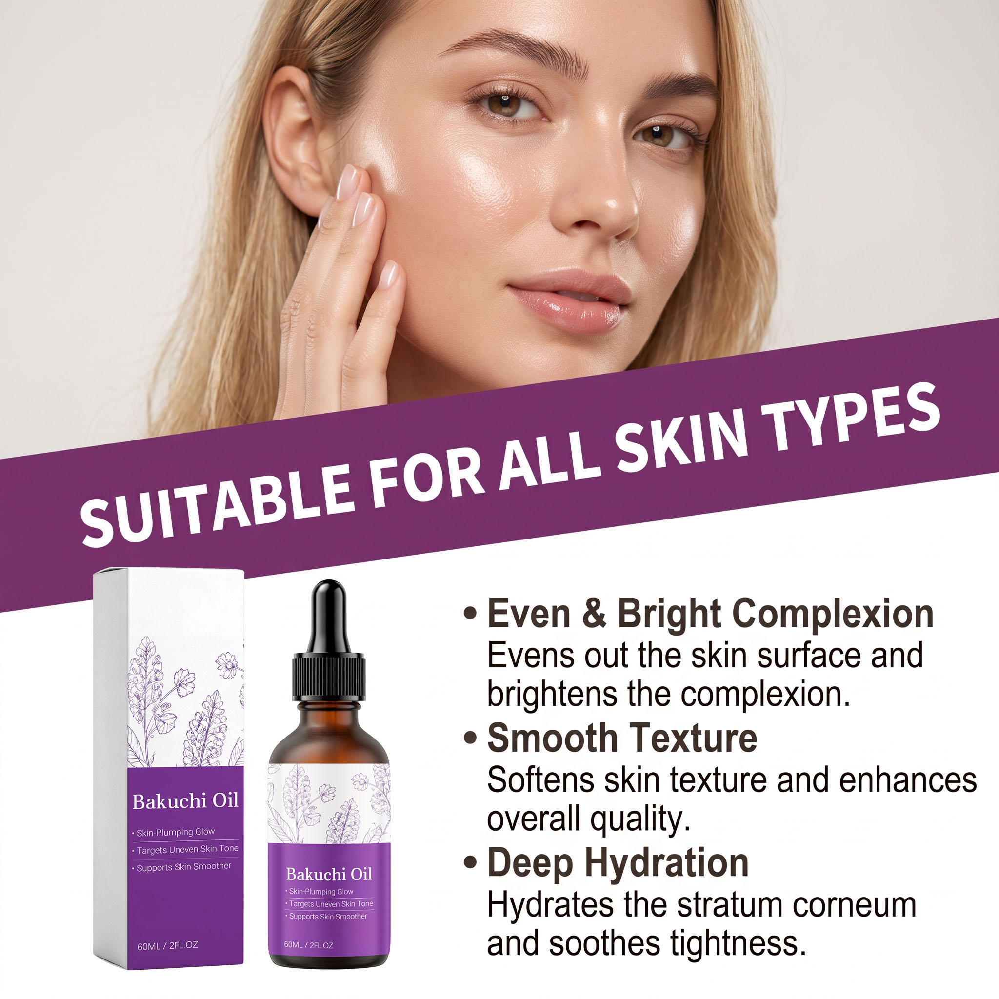 Serum Minyak Bakuchiol Organik - Face Oil Rosehip ulasan dan harga