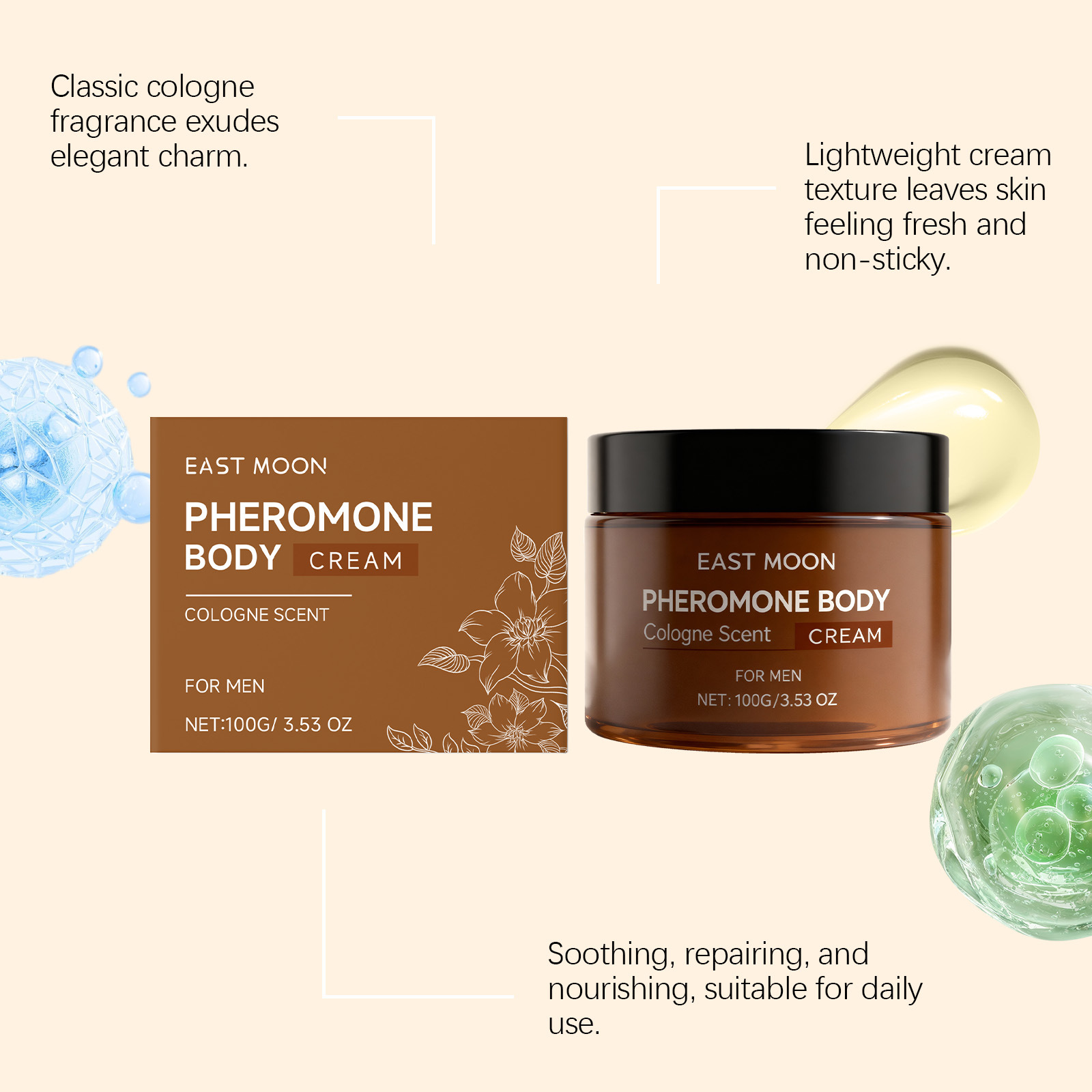 Lotion Pelembab Pria East Moon - Body Lotion ulasan dan harga